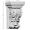 Ekena Millwork 3 1/2"W x 2 3/4"D x 6"H Apollo Leaf Corbel COR03X02X06AP - alternate 3